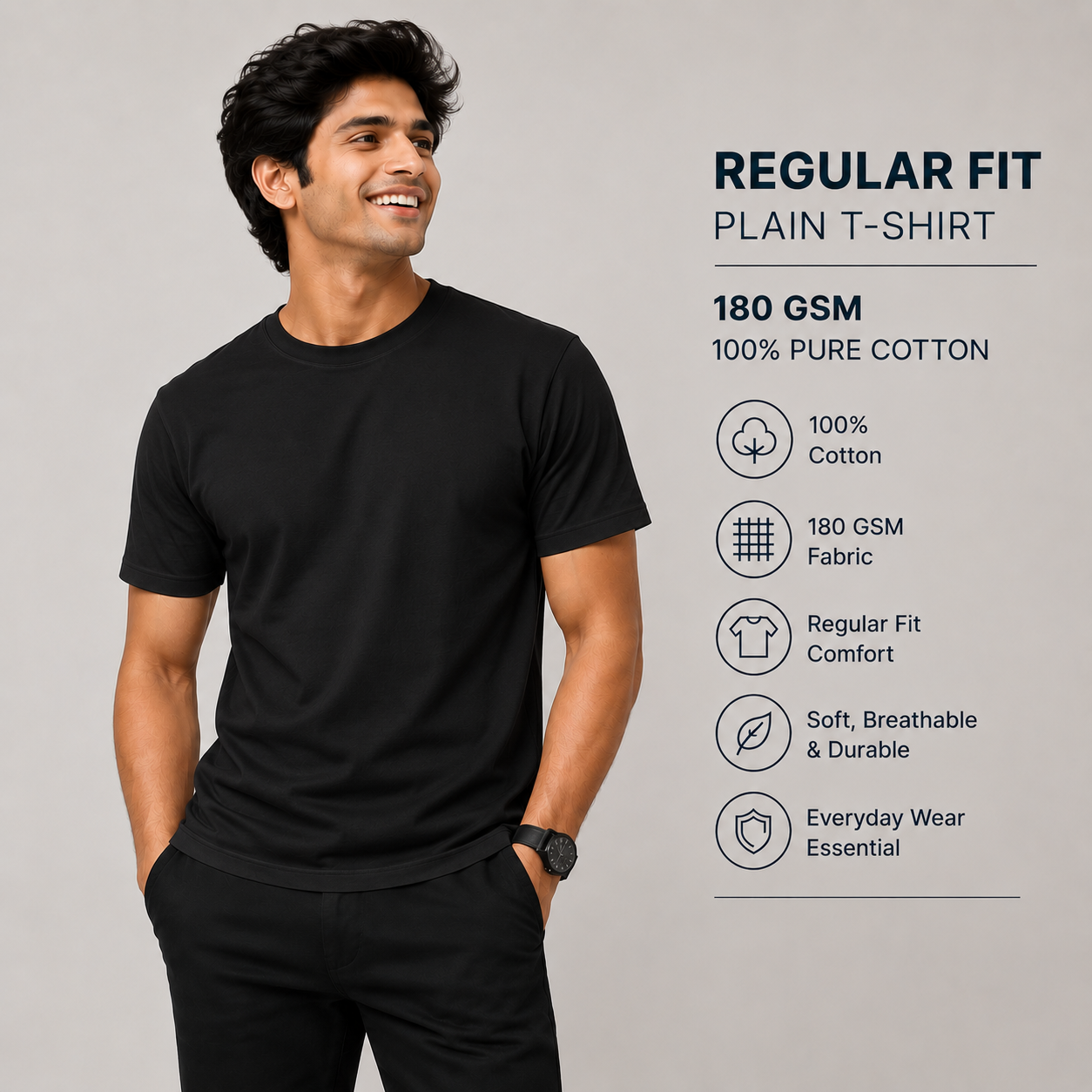 Regular Fit - Classic Cotton Tee