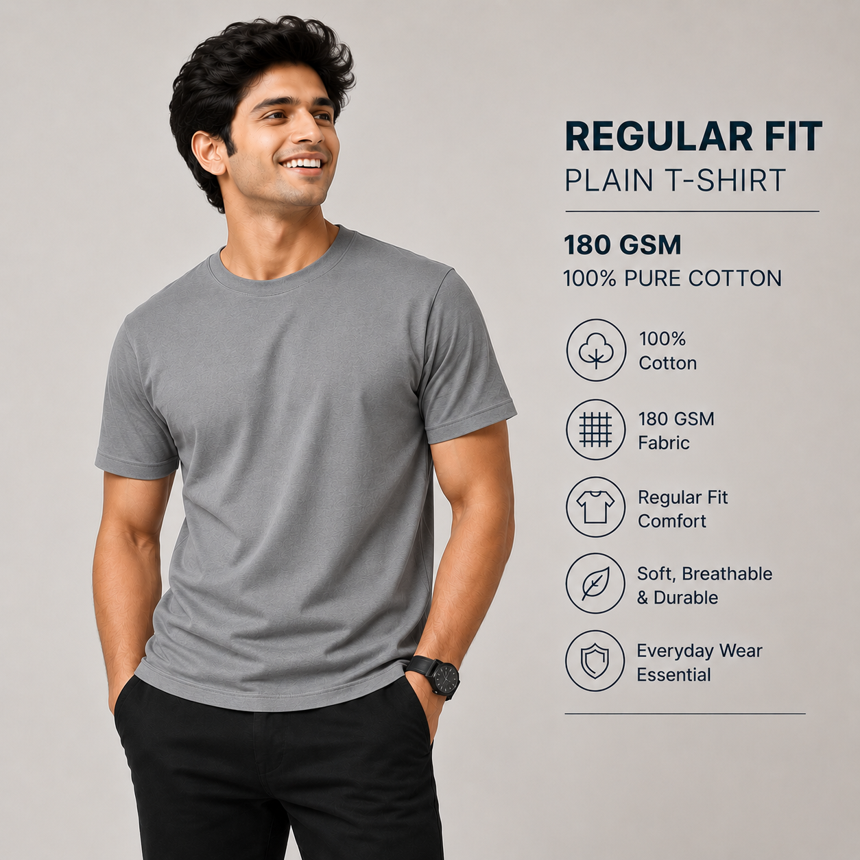 Regular Fit - Classic Cotton Tee