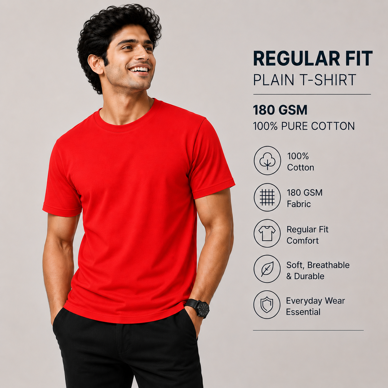 Regular Fit - Classic Cotton Tee